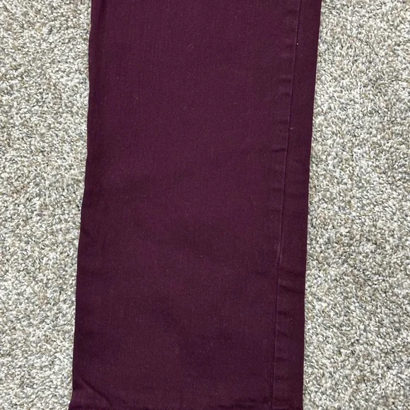 Gloria Vanderbilt 16 XL 1X Jeans Denim Wine Stretch Slimming Rail Straight - Picture 8 of 11